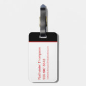 Étiquette À Bagage Selina Kyle Catwoman - logo (Dos Vertical)