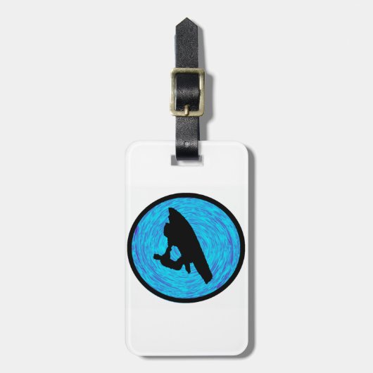 ÉTIQUETTE À BAGAGE SENSATION DE L'EAU (Devant Vertical)