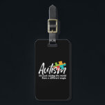Étiquette À Bagage Sensibilisation sur l'autisme et soutien aux enfan<br><div class="desc">Montrez votre soutien aux parents ayant des enfants autistes. Créer la sensibilisation sur l'autisme dans la communauté. Acceptez les différences et aimez tous. L'autisme,  c'est juste voir le monde sous un angle différent.</div>