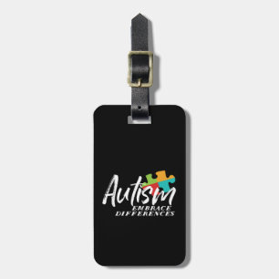 Étiquette À Bagage Sensibilisation sur l'autisme et support Faire fac