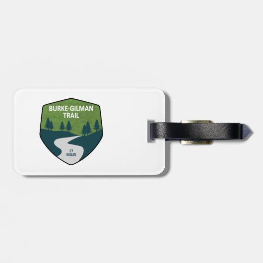 Étiquette À Bagage Sentier Burke-Gilman (Dos horizontal)