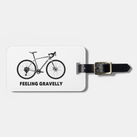 Étiquette À Bagage Sentir le cyclisme Gravelly (Devant horizontal)