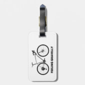 Étiquette À Bagage Sentir le cyclisme Gravelly (Dos Vertical)