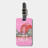 Étiquette À Bagage Séoul Corée du Sud (Devant Vertical)