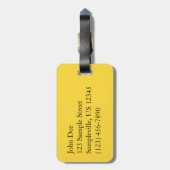 Étiquette À Bagage Sept sources Pont d'automne III Paysage d'automne (Dos Vertical)