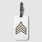 Étiquette À Bagage Sergent d'armée (Devant Vertical)