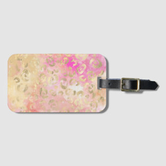 Étiquette À Bagage Série de design peinture léopard 5