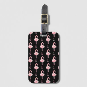 Étiquette À Bagage Série Tender Flamingo Design 2