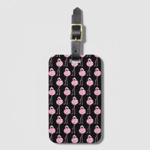 Étiquette À Bagage Série Tender Flamingo Design 3