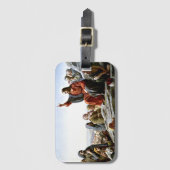 Étiquette À Bagage Sermon sur le Mont - Carl Bloch peinture (Devant Vertical)