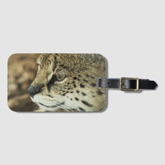 Étiquette À Bagage Serval (Devant Horizontal)