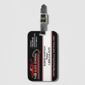 Étiquette À Bagage Service de camion professionnel (Devant Vertical)