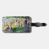 Étiquette À Bagage Seurat - Un dimanche à La Grande Jatte - Code QR (Dos horizontal)