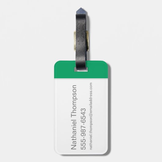 Étiquette À Bagage Shaggy "Zoinks !" Graphic halftone (Dos Vertical)