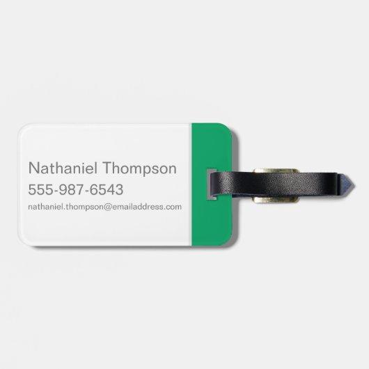 Étiquette À Bagage Shaggy "Zoinks !" Graphic halftone (Dos horizontal)