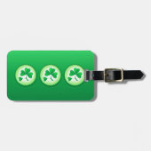 Étiquette À Bagage Shamrock (Devant horizontal)