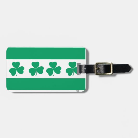 Étiquette À Bagage Shamrock Green (Devant horizontal)