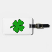 Étiquette À Bagage Shamrock irlandais (Devant horizontal)