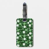 Étiquette À Bagage Shamrock vert, Saint Patrick's Day (Dos Vertical)