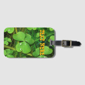 Étiquette À Bagage Shamrock vert St Patrick iPhone 5 Coque-Mate (Devant Horizontal)