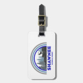 Étiquette À Bagage Shawnee National Forest Rainbow Deer (Devant Vertical)