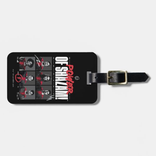 Étiquette À Bagage SHAZAM ! Furie des dieux | Puissance du groupe SHA (Devant horizontal)