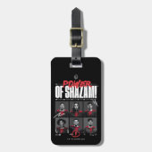 Étiquette À Bagage SHAZAM ! Furie des dieux | Puissance du groupe SHA (Devant Vertical)