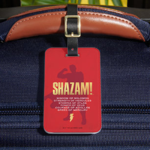 Étiquette À Bagage SHAZAM ! Furie des dieux Silhouette Flexante