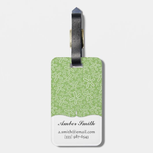 Étiquette À Bagage Shell modèlent sur l'arrière - plan repéré (Dos Vertical)