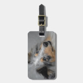 Étiquette À Bagage Shetland Sheepdog Blue Tri (Devant Vertical)