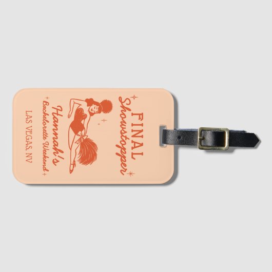 Étiquette À Bagage Showstopper Final Showstopper (Devant Horizontal)