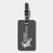 Étiquette À Bagage Shred Bozeman Montana Mountain Biking (Devant Vertical)