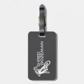 Étiquette À Bagage Shred Bozeman Montana Mountain Biking (Dos Vertical)