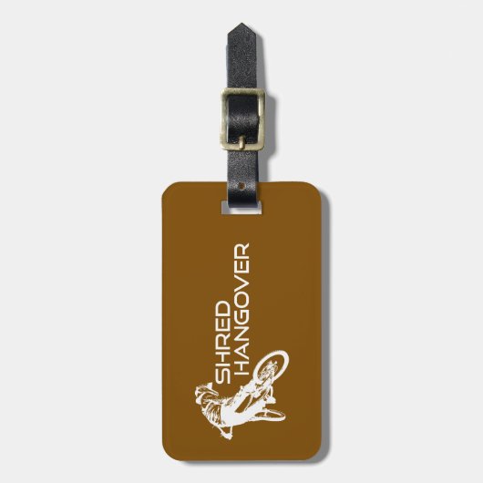 Étiquette À Bagage Shred Hangover Arizona Mountain Biking (Devant Vertical)
