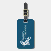 Étiquette À Bagage Shred St. George Utah Mountain VTT (Devant Vertical)