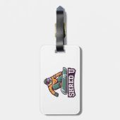 Étiquette À Bagage Shred University Snowboard (Dos Vertical)