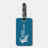 Étiquette À Bagage Shred Whistler British Columbia Mountain Biking (Dos Vertical)