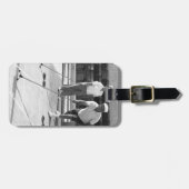 Étiquette À Bagage Shuffleboard (Devant horizontal)