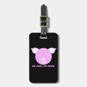 Étiquette À Bagage si mignon, si savoureux, porc