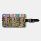 Étiquette À Bagage Signal d'accueil (Devant horizontal)