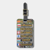 Étiquette À Bagage Signal d'accueil (Devant Vertical)