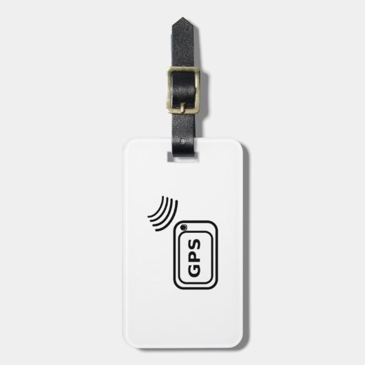 Étiquette À Bagage Signal de GPS (Devant Vertical)