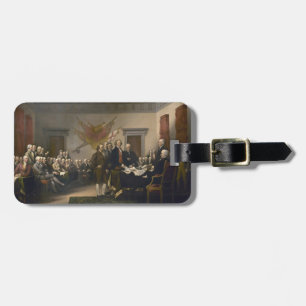 Étiquette À Bagage Signature de la déclaration d'indépendance, le 4