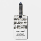 Étiquette À Bagage Signaux mixtes III (Dos Vertical)