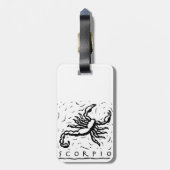 Étiquette À Bagage Signe astrologique de zodiaque d'année (Dos Vertical)