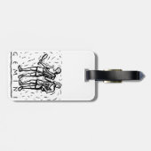 Étiquette À Bagage Signe astrologique de zodiaque d'année (Dos horizontal)