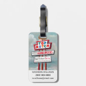 Étiquette À Bagage Signe d'aliments de préparation rapide (Dos Vertical)