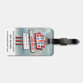 Étiquette À Bagage Signe d'aliments de préparation rapide (Dos horizontal)