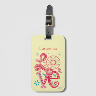 Étiquette À Bagage SIGNE D'AMOUR Super Hippie Thunder_Cove