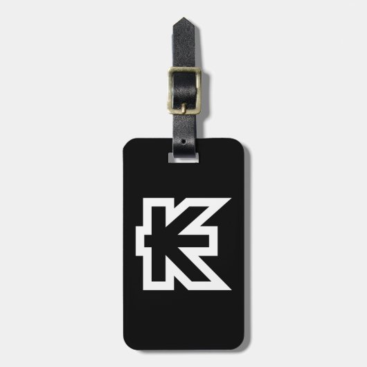 Étiquette À Bagage SIGNE D'ARGENT Laos Kip Lao / Laotien (Devant Vertical)